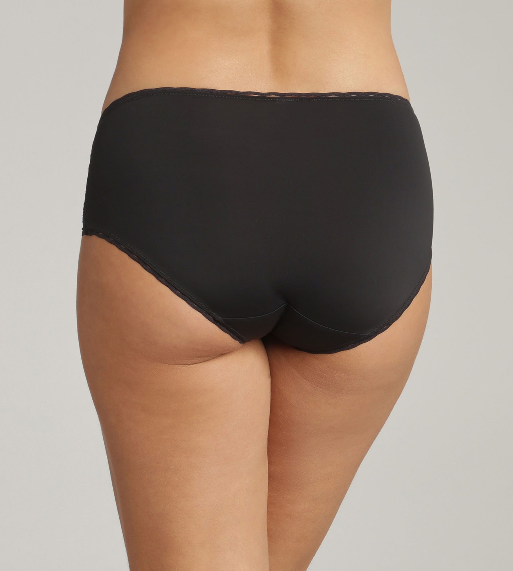 Midi Knickers in black - Recycled Classic Lace Support, , PLAYTEX